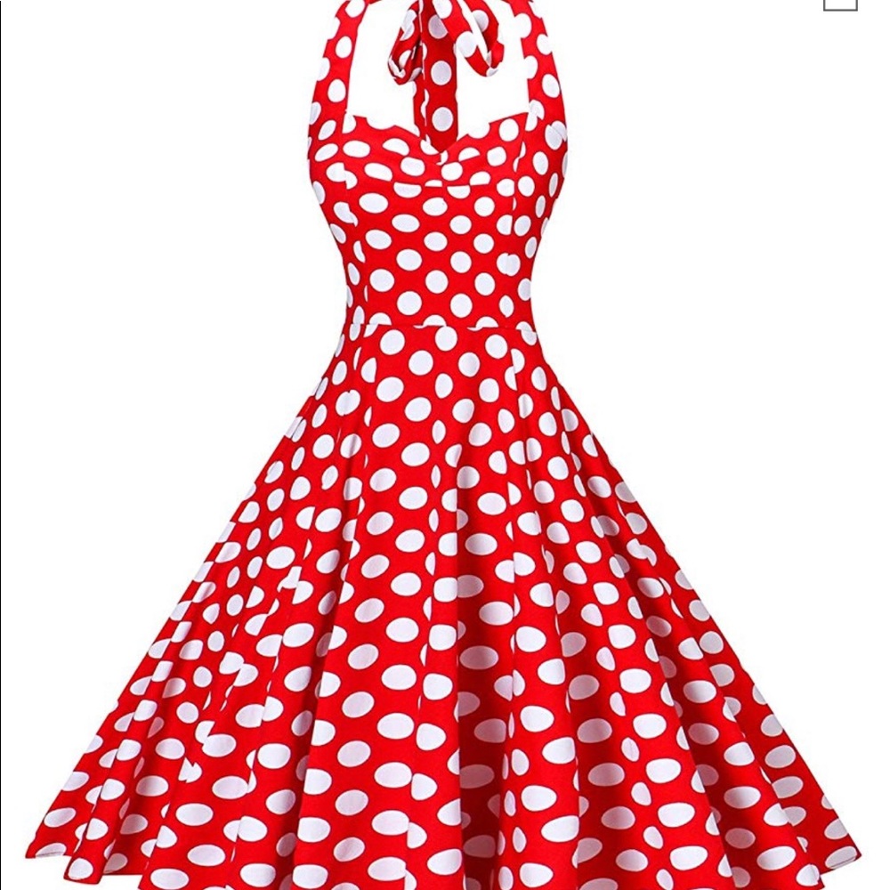 50s Style Polka Dot Dress